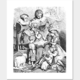 Mother Goose -Gustave Dore Posters and Art